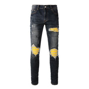 European And American Fashion Street Fashion Close-fitting And Slim-fitting Skinny Jeans - OFEBHS.PT