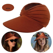 Women's New Empty Top Sunscreen Sports Beach Sun Hat - OFEBHS.PT