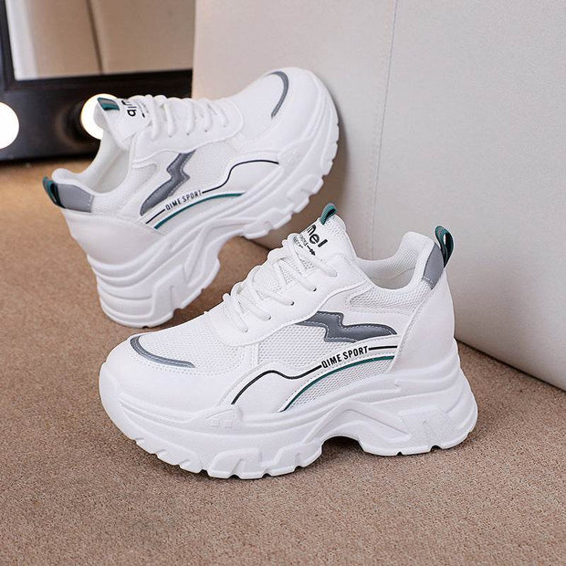 Height Increasing Insole Breathable White Shoes - OFEBHS.PT
