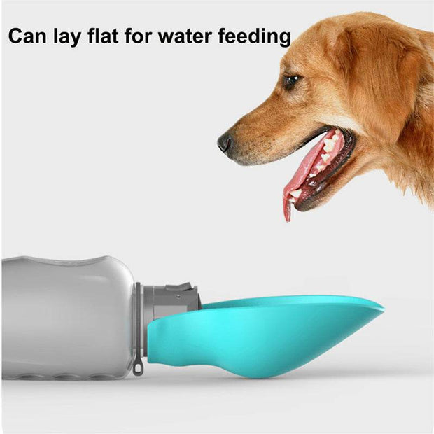 800ml Dogs Water Bottle Portable High Capacity Leakproof Pet Foldable Drinking Bowl Golden Retriever Outdoor Walking Supplies Pet Products - OFEBHS.PT