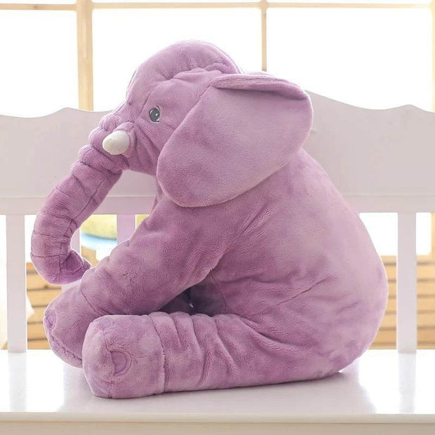 Soft Comfort Elephant Plush Toy Accompany Sleeping Baby Sleep Child Pillow Leather Shell - OFEBHS.PT