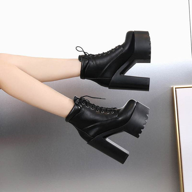 Women's Fashion Martin Knight Boots Ankle Boots - OFEBHS.PT