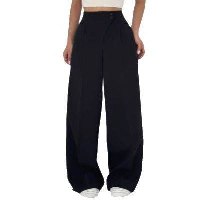Women's Fashion Casual Straight Trousers - OFEBHS.PT