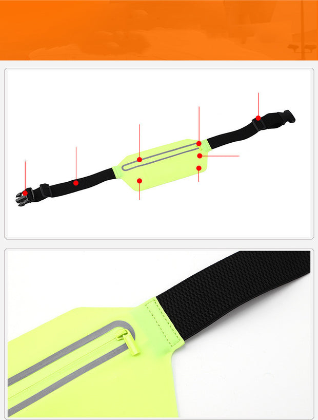 Outdoor Sports Waterproof Mobile Phone Lightweight Personal Running Waist Bag