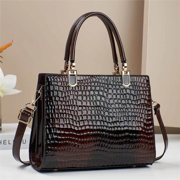 Large Capacity New Hand-carrying Women's Texture One Shoulder Mom Bag - OFEBHS.PT