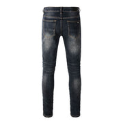 European And American Fashion Street Fashion Close-fitting And Slim-fitting Skinny Jeans - OFEBHS.PT