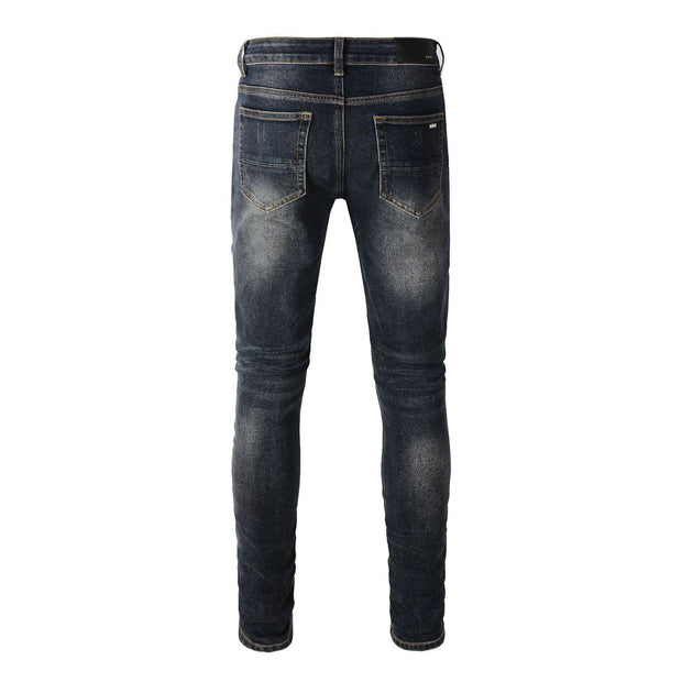 European And American Fashion Street Fashion Close-fitting And Slim-fitting Skinny Jeans - OFEBHS.PT