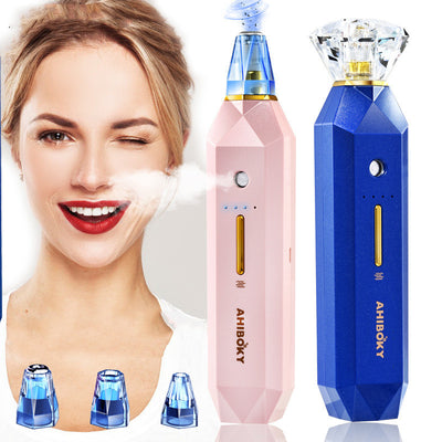 2-IN-1 Blackhead Remover Vacuum Pore Cleaner Acne Remover Mist Facial Sprayer Skin Mouisture Nose Face Deep Cleansing Skin Care - OFEBHS.PT