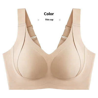 Bra Full Cup Large Size Seamless Thin Underwear - OFEBHS.PT