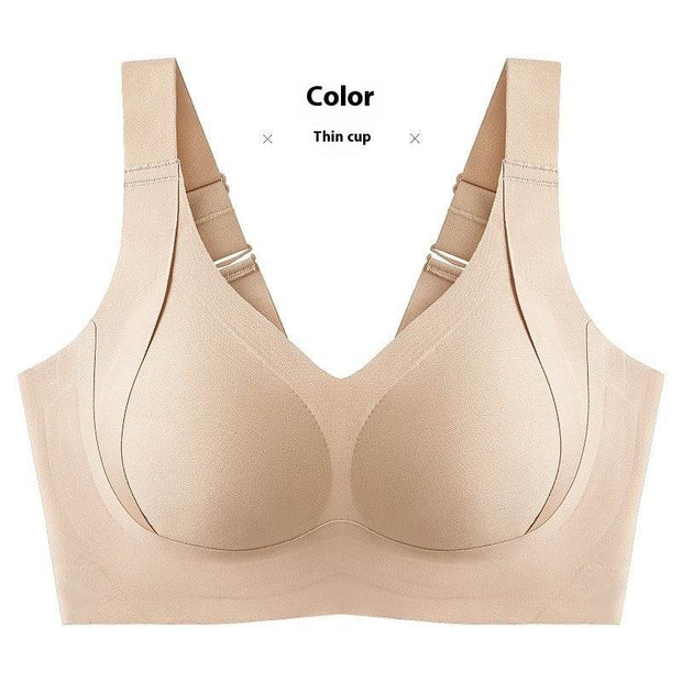 Bra Full Cup Large Size Seamless Thin Underwear - OFEBHS.PT