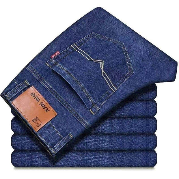 Men's Jeans Men's Loose Straight Stretch Long - OFEBHS.PT