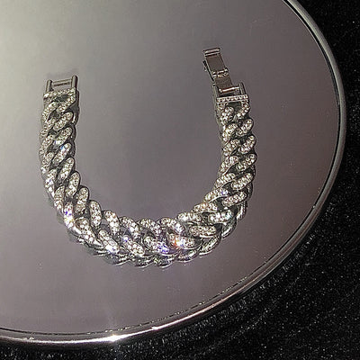 Frosty Men's Trendy Cuban Bracelet