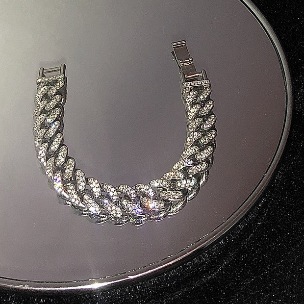 Frosty Men's Trendy Cuban Bracelet