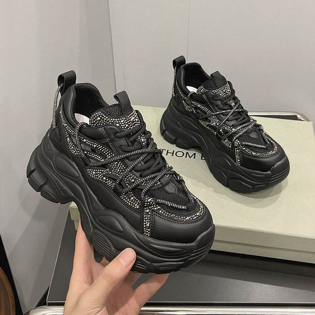 Thick Bottom Breathable Casual Daddy Shoes - OFEBHS.PT