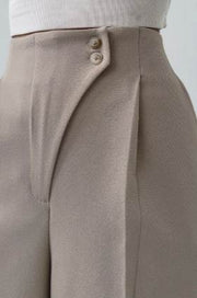 Women's Fashion Casual Straight Trousers - OFEBHS.PT