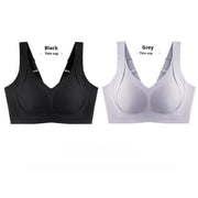 Bra Full Cup Large Size Seamless Thin Underwear - OFEBHS.PT