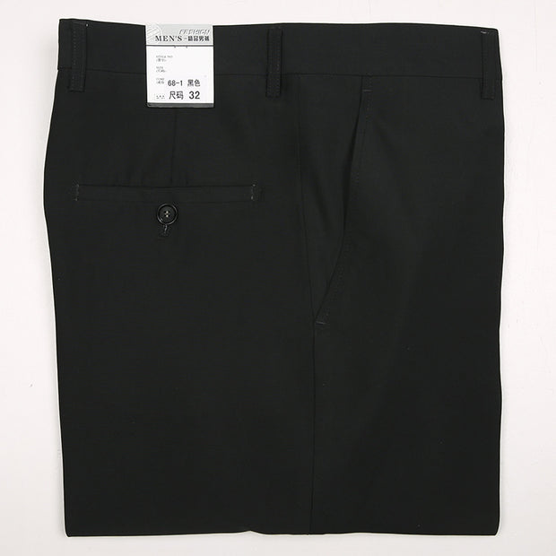 No Discount Men's Summer Thin Middle-aged Straight-leg Pants Loose Casual Pants
