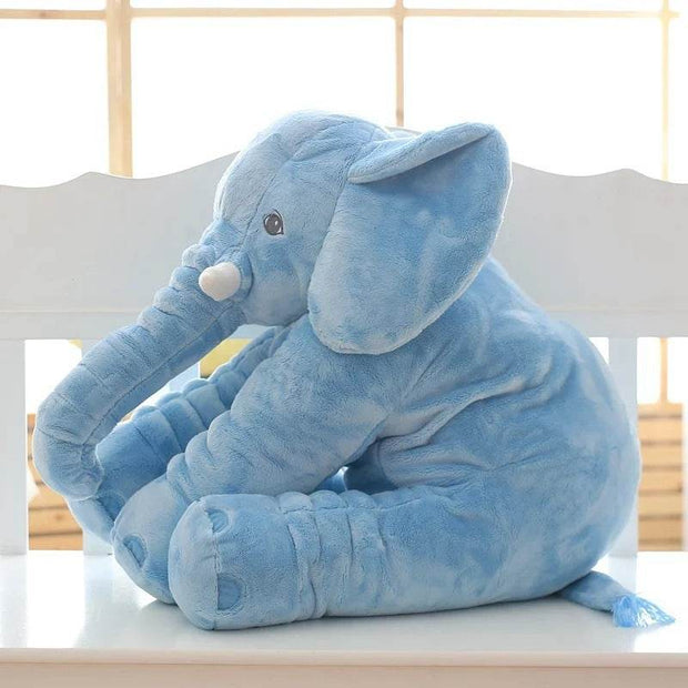 Soft Comfort Elephant Plush Toy Accompany Sleeping Baby Sleep Child Pillow Leather Shell - OFEBHS.PT