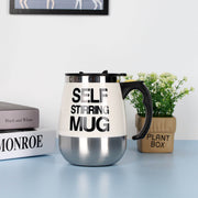 Electric Self Stirring Coffee Mug Cup Stainless Steel Automatic Self Mixing & Spinning Home Office Travel Mixer Milk Whisk Cup - OFEBHS.PT