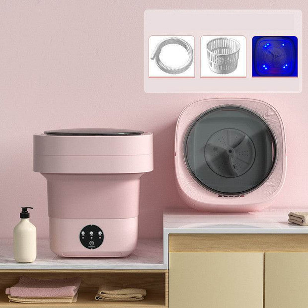 Mini Foldable Washing Machine Portable Mini Socks Underwear Panties Washing Machine Big Capacity 3 Models With Spinning Dry Gadgets - OFEBHS.PT