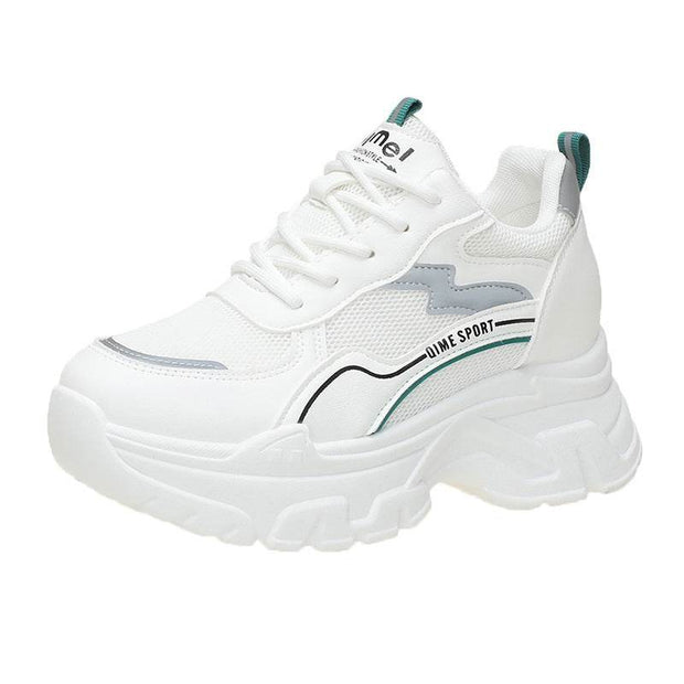 Height Increasing Insole Breathable White Shoes - OFEBHS.PT