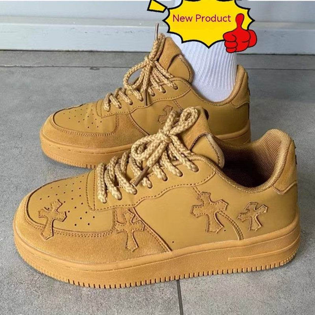 Wheat Casual Sneakers Women Retro Platform Sneaker - OFEBHS.PT