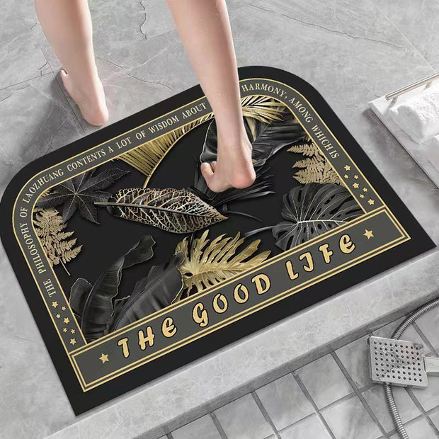Diatom Oil Bathroom Mat Water-absorbing Quick-drying Non-slip Mat