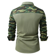 New Men's Army Outdoor Camouflage Long Sleeve Shirt - OFEBHS.PT