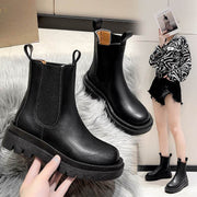 Fashion Female British Style Platform Ankle Boots - OFEBHS.PT