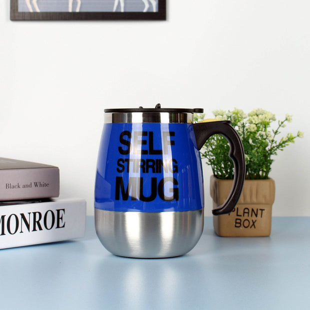 Electric Self Stirring Coffee Mug Cup Stainless Steel Automatic Self Mixing & Spinning Home Office Travel Mixer Milk Whisk Cup - OFEBHS.PT