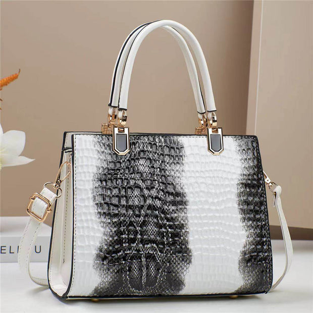 Large Capacity New Hand-carrying Women's Texture One Shoulder Mom Bag - OFEBHS.PT