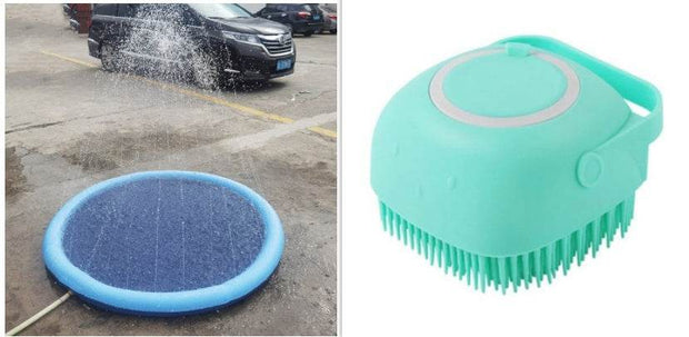 Thickened Pet Water Spray Mat Toy Outdoor Lawn Game Mat - OFEBHS.PT