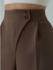 Women's Fashion Casual Straight Trousers - OFEBHS.PT