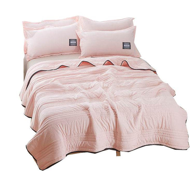 Cooling Blankets Pure Color Summer Quilt Plain Summer Cool Quilt Compressible Air-conditioning Quilt Quilt Blanket - OFEBHS.PT
