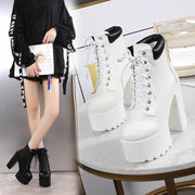 Women's Fashion Martin Knight Boots Ankle Boots - OFEBHS.PT