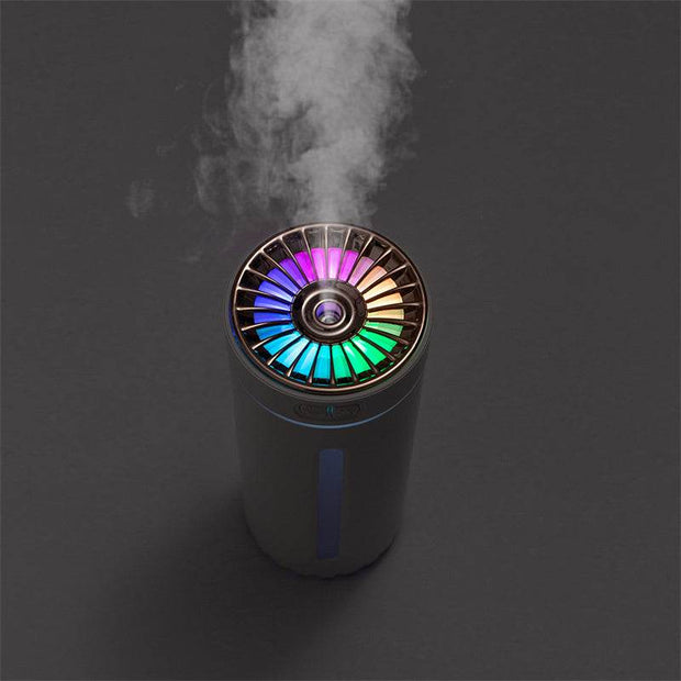 Wireless Air Humidifier Colorful Lights Mute Ultrasonic USB Fogger Diffuser Purifier 800mAh Rechargeabl Cool Mist Maker For Car - OFEBHS.PT